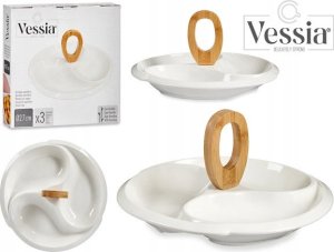 Vessia Talerz na przekąski z uchwytem do przenoszenia 5