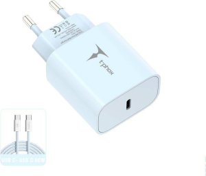 Ładowarka T-Phox ŁAD SIEC T-PHOX MODERATE SERIES T-PP11 20W + KABEL USB-C/USB-C 60W BLUE 1