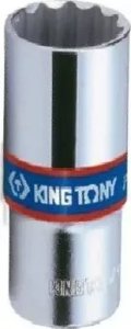 King Tony NASADKA DŁUGA 1/2" 25mm x 77mm 12-kąt Cr-V King Tony 1