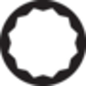 Bahco Klucz pazurowy oczkowy półotwarty 3/8" rozmiar 15/16" BAHCO 3