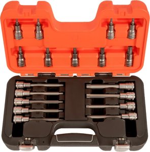 Bahco Zestaw nasadek 1/2" z bitami TORX, 18 sztuk BAHCO 1