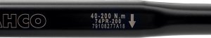 Bahco Klucz dynamometryczny 20-100 Nm, ze stałą grzechotką 3/8" 74PR-100 BAHCO 5