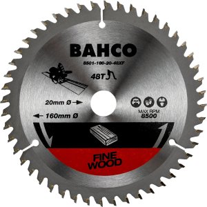 Bahco Piła tarczowa 160 mm 48 zębów, otwór 20 mm BAHCO 1