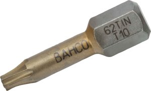 Bahco Bit udarowy 1/4" powlekany TIN TORX T15x25 mm, 10 szt. BAHCO 1