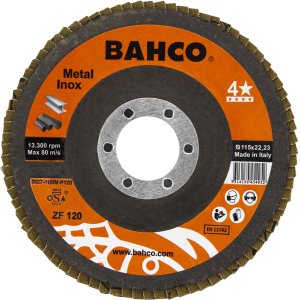 Bahco Tarcza lamelkowa wypukła P120, 115 mm, Zirconium/Korund BAHCO (20 szt.) 1
