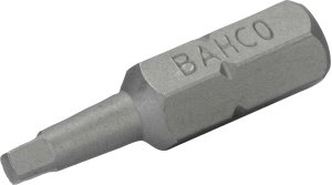 Bahco Bit 1/4" do śrub Robertson #3x25 mm, 3 szt BAHCO 1