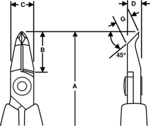 Bahco Ucinaki ukośne 45 BAHCO 6