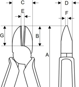 Bahco Ucinaki boczne 160 mm BAHCO 6