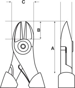 Bahco Szczypce do cięcia ukośnego AISI 420 160 mm BAHCO 2