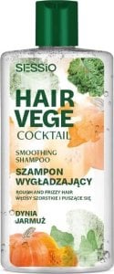 SESSIO Sessio Hair Vege Cocktail wygładzający szampon do włosów Dynia i Jarmuż 300g 1