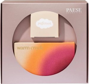 Paese Paese Crush On You Set zestaw Puff Cloud puder pod oczy 5.3g + Warm Crush paleta cieni do powiek 11g 1