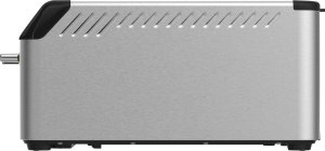 Toster TurboTronic Toster TurboTronic na 4 kanapki opiekacz do tostów grzanki kromek 1600w 7 poziomów opiekania cyfrowy wyświetlacz Srebrny 6