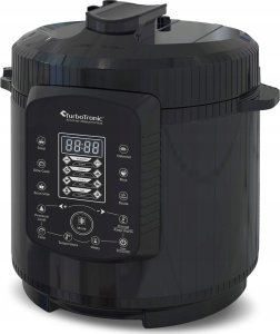 Multicooker TurboTronic Szybkowar TurboTronic garnek elektryczny multicoocer kombiwar parowar 6L 1000W 70 kpa 14 programów Czarny 5