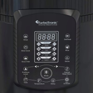 Multicooker TurboTronic Szybkowar TurboTronic garnek elektryczny multicoocer kombiwar parowar 6L 1000W 70 kpa 14 programów Czarny 7