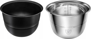 Multicooker TurboTronic Szybkowar TurboTronic garnek elektryczny multicoocer kombiwar parowar 6L 1000W 70 kpa 14 programów Czarny 10