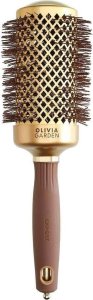 Olivia Garden Olivia Garden Expert Blowout Shine szczotka do modelowania i suszenia włosów Gold/Brown 55mm 1