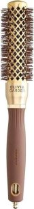 Olivia Garden Olivia Garden Expert Blowout Shine szczotka do modelowania i suszenia włosów Gold/Brown 25mm 1