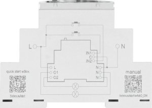 Blebox Moduł przekaźnikowy switchboxd din Blebox 2
