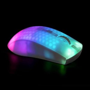 Mysz Deltaco Belaidė pusiau permatoma DELTACO GAMING pelė, RGB, itin lengva, balta / GAM-145-W 13