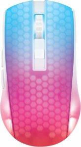 Mysz Deltaco Belaidė pusiau permatoma DELTACO GAMING pelė, RGB, itin lengva, balta / GAM-145-W 2