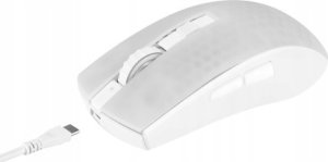 Mysz Deltaco Belaidė pusiau permatoma DELTACO GAMING pelė, RGB, itin lengva, balta / GAM-145-W 6