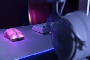 Mysz Deltaco Belaidė pusiau permatoma DELTACO GAMING pelė, RGB, itin lengva, balta / GAM-145-W 7