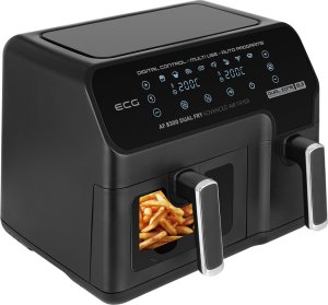 Frytkownica beztłuszczowa ECG ECG AF 8300 Dual Fry Hot air fryer, 5.2 L + 3.1 L, temperature setting 80-200 °C, 60 min timer 9