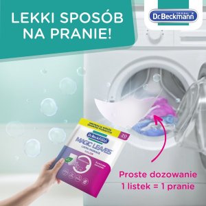 Dr. Beckmann Magic Leaves Chusteczki do Prania Kolorów, 20 szt. 4