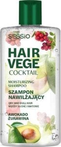 SESSIO Sessio Hair Vege Cocktail nawilżający szampon do włosów Awokado i Żurawina 300g 1