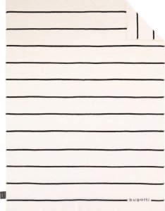 Bugatti Bugatti Jacquard Blanket Woolen White 150x200 2