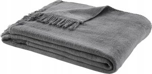 Ibena Ibena Uni Blanket Braga anthracite 150x200 1