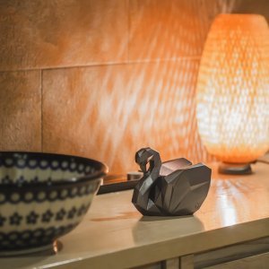 Candellana Świecznik ozdobny dekoracyjny pod świece Łabędź 3D 6