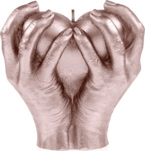 Candellana Świeca Hand LOVE Świeczka Serce parafina 35h 2