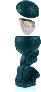 Candellana Świecznik ozdobny dekoracyjny pod świece Atlas 3D 2