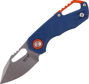 MKM Nóż MKM Isonzo Clip Point Blue FRN, Stone Washed N 1