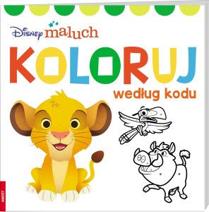 Ameet Książeczka Disney maluch. Koloruj według kodu COLO-9202 1