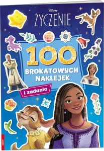 Ameet Książeczka Disney Życzenie. 100 brokatowych naklejek NB-9102 1