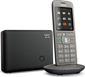 Telefon stacjonarny Gigaset Gigaset CL660 Telefon analogowy/DECT Nazwa i identyfikacja dzwoniącego Antracyt 1