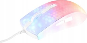 Mysz Deltaco Pusiau permatoma DELTACO GAMING pelė, RGB, itin lengva, balta / GAM-144-W 2