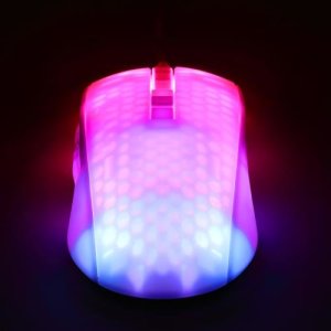 Mysz Deltaco Pusiau permatoma DELTACO GAMING pelė, RGB, itin lengva, balta / GAM-144-W 9