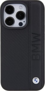 Triton BMW BMHCP15L22RDPK iPhone 15 Pro 6.1" czarny/black hardcase Leather Textured & Stripe 3