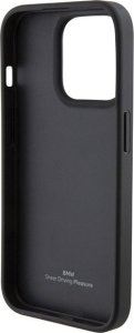 Triton BMW BMHCP15L22RDPK iPhone 15 Pro 6.1" czarny/black hardcase Leather Textured & Stripe 7