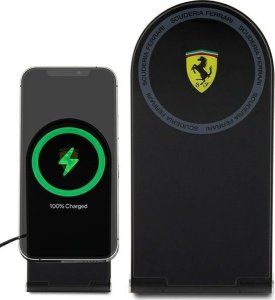 Ładowarka Triton Ferrari składana ład. indukcyjna 2w1 FECBFMALK 15W czarny/black Printed Logo MagSafe 5
