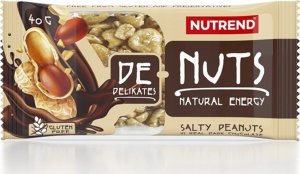 Nutrend NUTREND De Nuts 40g PRZEKĄSKA ENERGETYCZNA Salty Peanuts Dark Chocolate 1