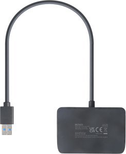 HUB USB Deltaco USB-A šakotuvas DELTACO , 5 Gbps, 4x USB-A, juodas / UH-735 / 1902426 3