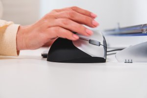 Mysz BakkerElkhuizen Handshake Wireless VS4 myszka Po lewej stronie RF Wireless Laser 2400 DPI 6