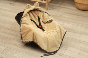 Sensillo OTULACZ DO FOTELIKA VELVET MAROKO BEŻOWY 8