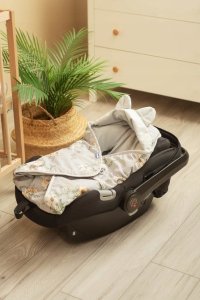 Sensillo OTULACZ DO FOTELIKA VELVET LILIA SZARY 7