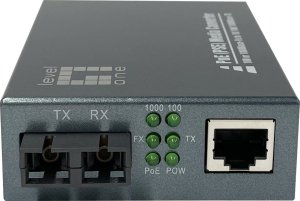 Konwerter światłowodowy LevelOne LevelOne GVT-2014 konwerter sieciowy 1000 Mbit/s 1310 nm Pojedynczy Szary 1