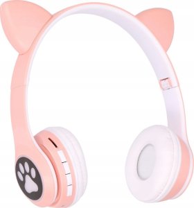Słuchawki ExtraLink EXTRALINK KIDS CAT EARS WIRELESS HEADPHONES PINK 2